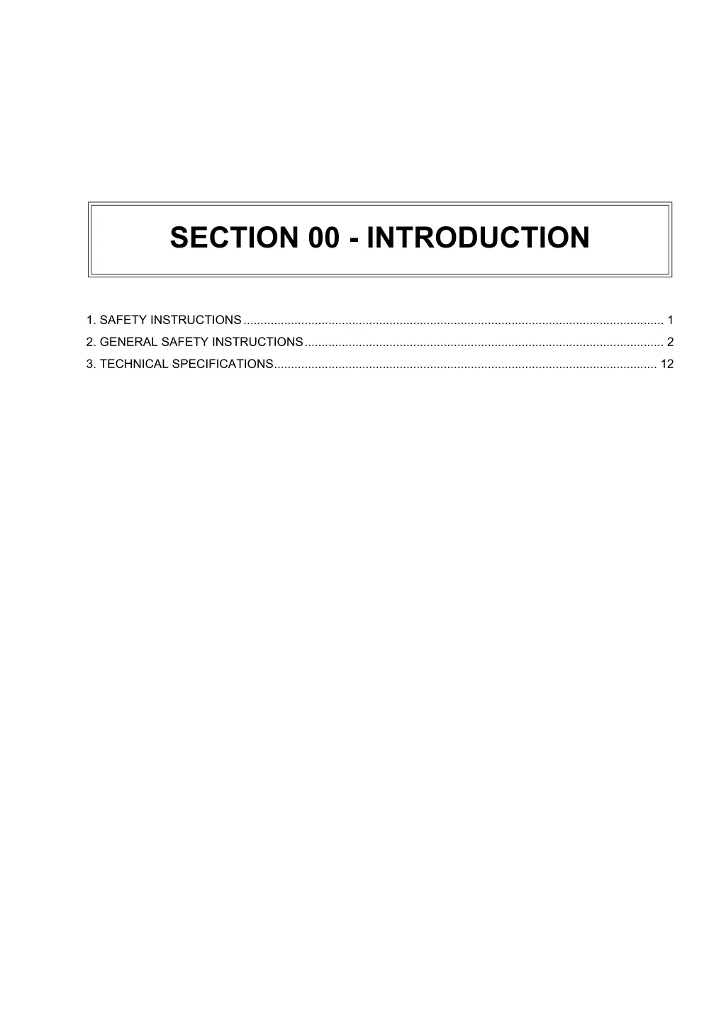 section 00 introduction