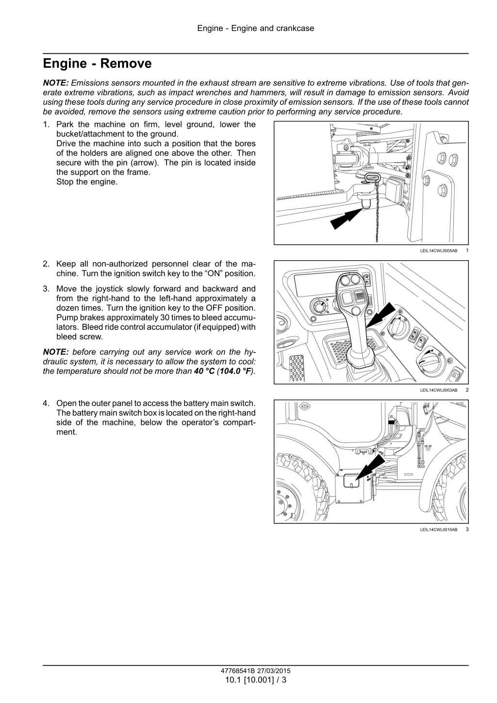 engine engine and crankcase