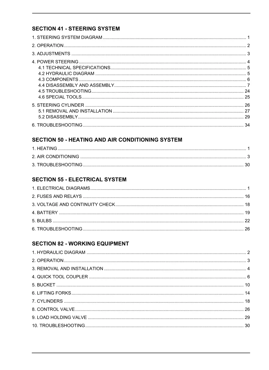 section 41 steering system