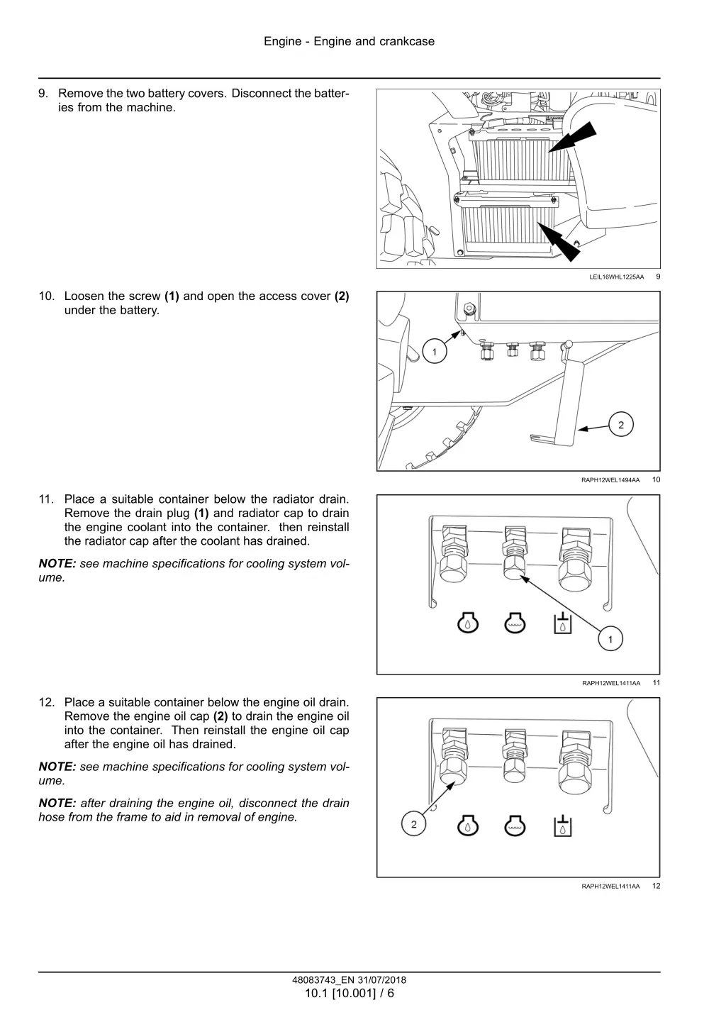 engine engine and crankcase 3