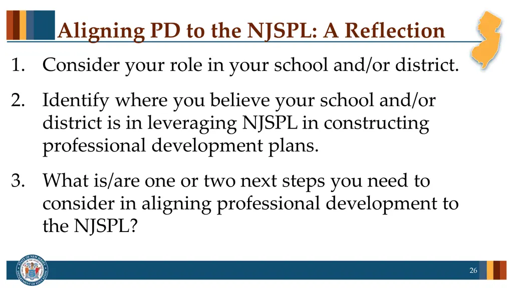 aligning pd to the njspl a reflection