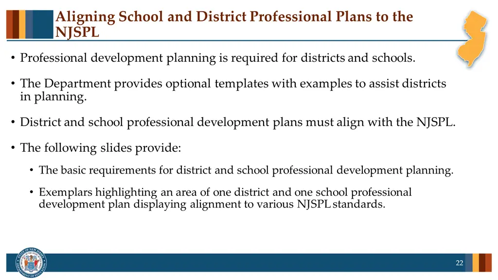 aligning school and district professional plans