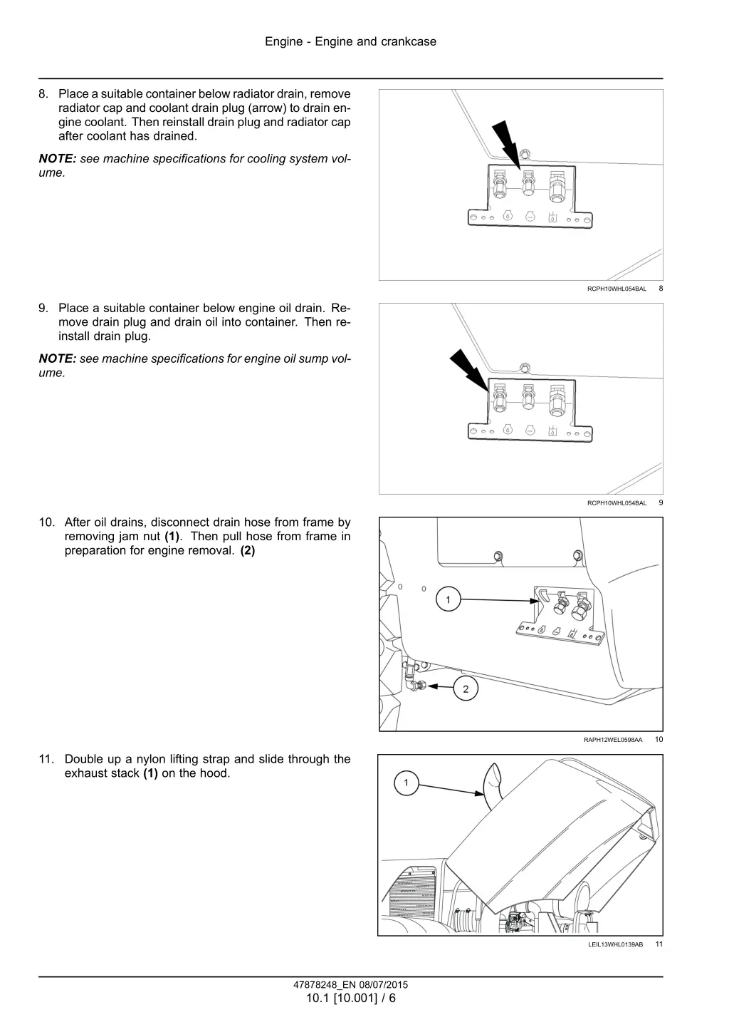 engine engine and crankcase 3