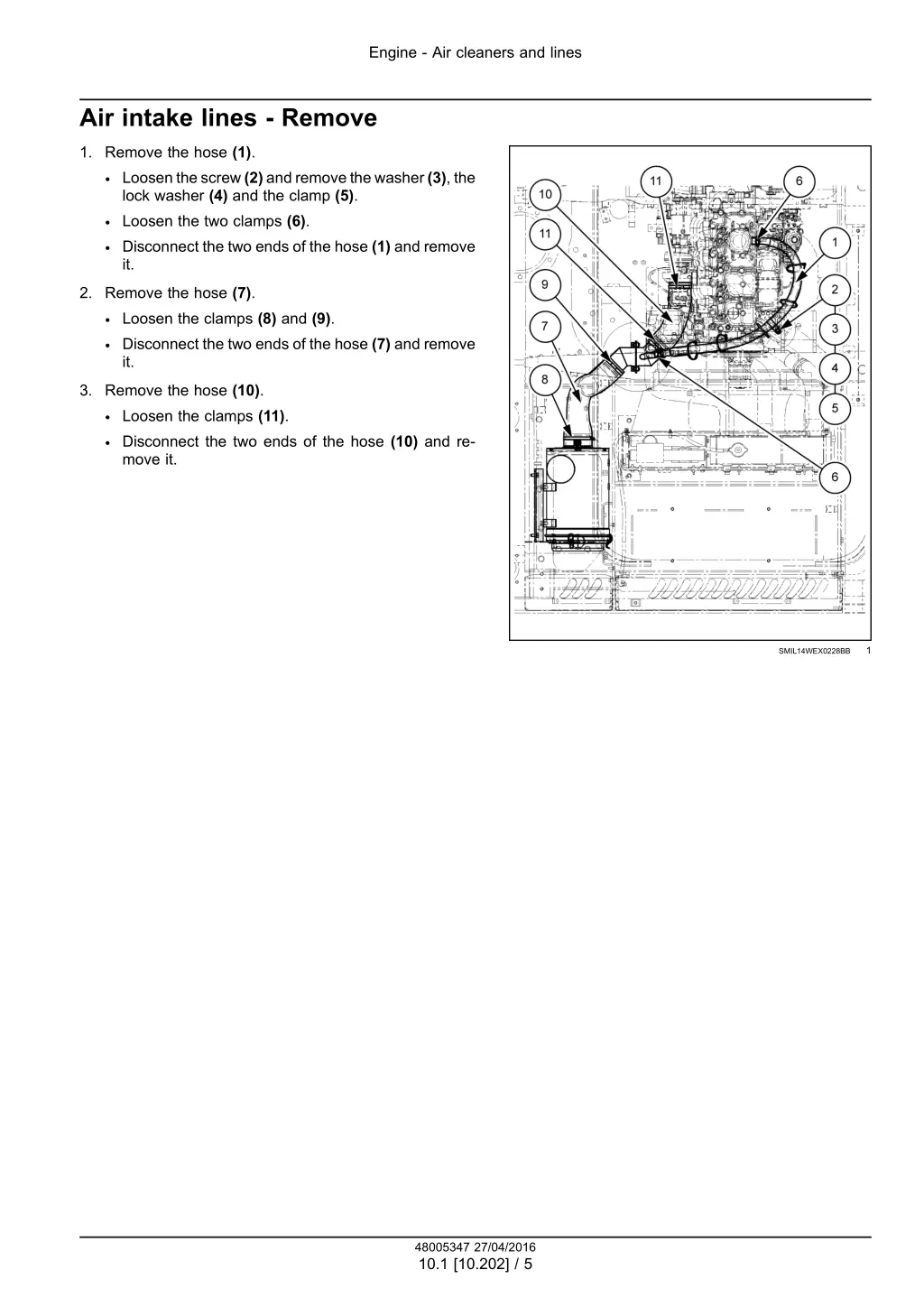 engine air cleaners and lines 2