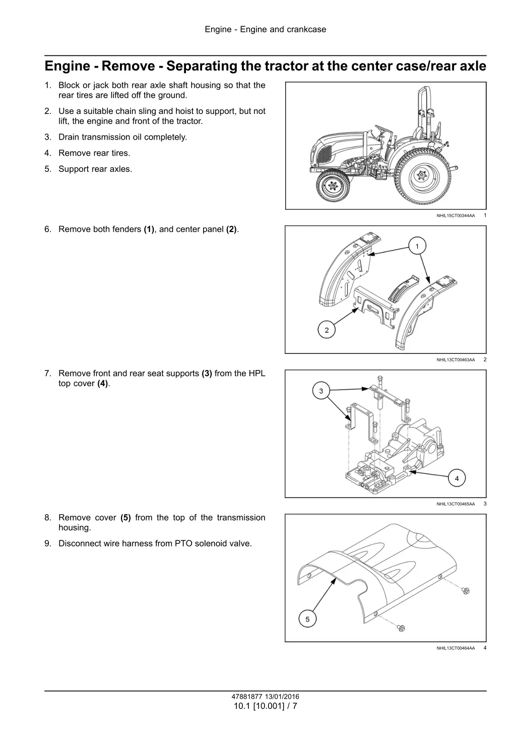 engine engine and crankcase 4