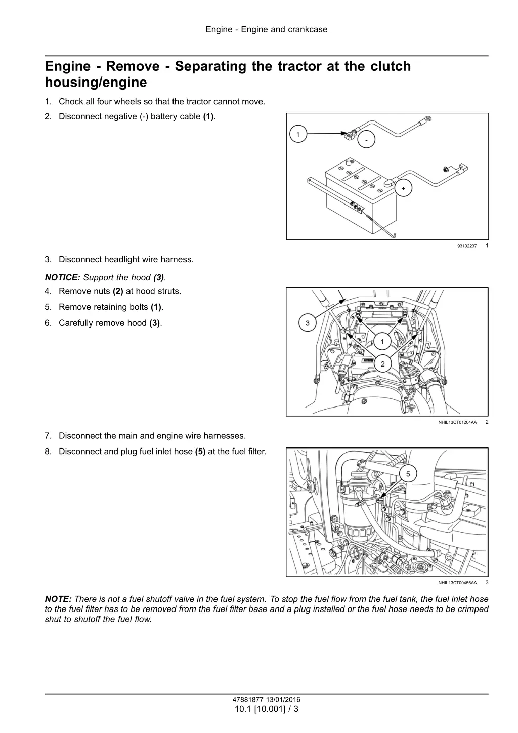 engine engine and crankcase