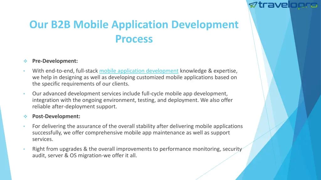 our b2b mobile application development process