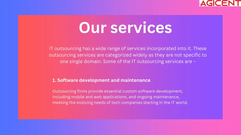 our services