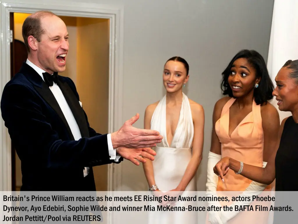 britain s prince william reacts as he meets